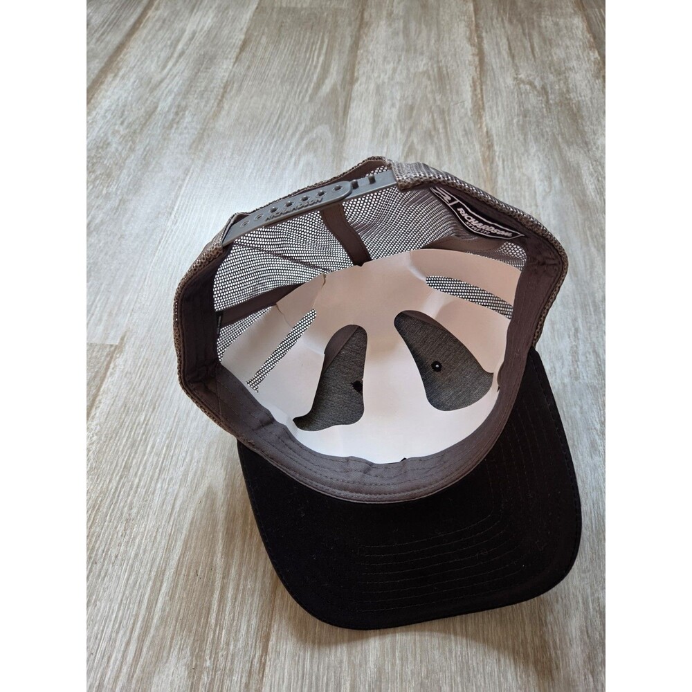 NEW Richardson 112 Trucker Hat Somebody Brown Black Mesh Snapback Adjustable Cap - Picture 6 of 7